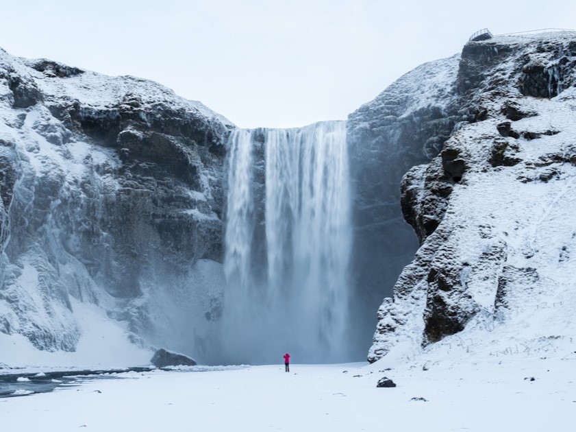 skogafoss slide